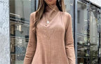 Elegant Modigirl Jumpsuits for Women, High Waisted Long Pants, Casual One-Piece Outfit with Long Sleeves and Pockets