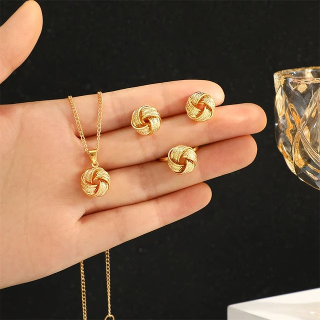 Twist Knot Jewelry Set