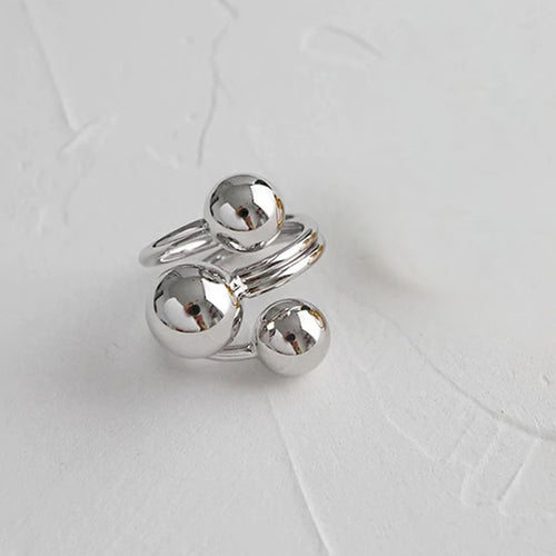 925 Sterling Silver Ball Ring