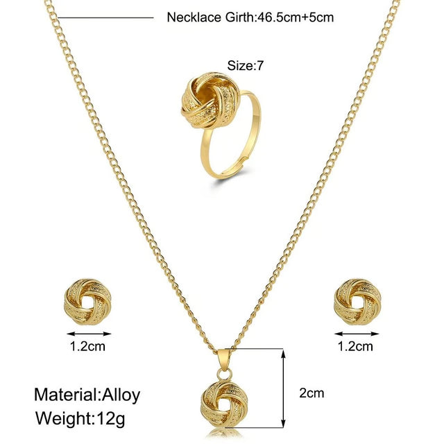 Twist Knot Jewelry Set